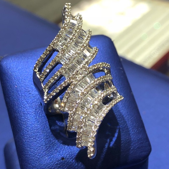 🛑Sold🛑Gorgeous 14k White Gold,3.04ct DiamondRing - Picture 5 of 8